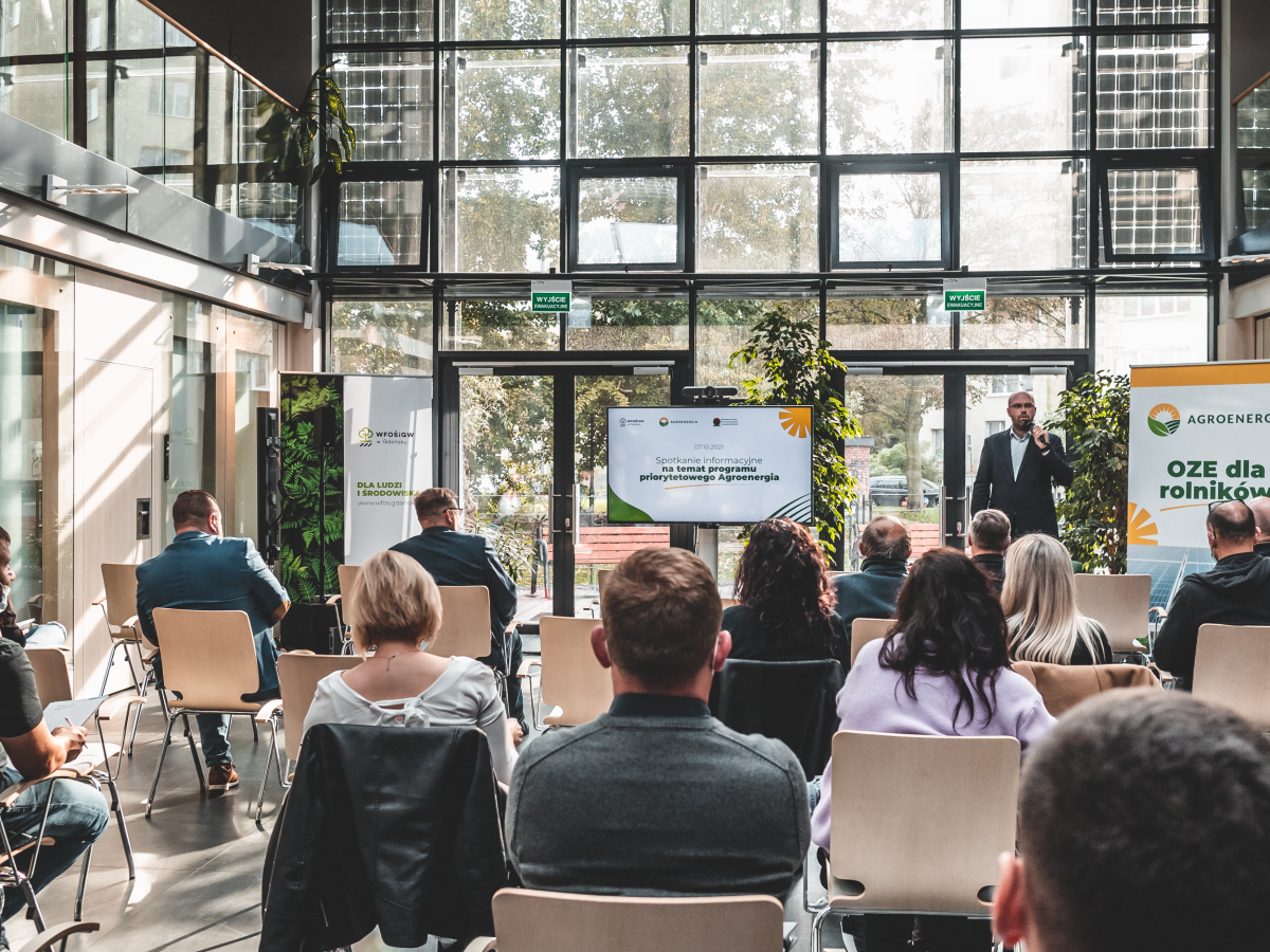 Spotkanie informacyjne na temat programu Agroenergia zdj. WFOŚiGW w Gdańsku