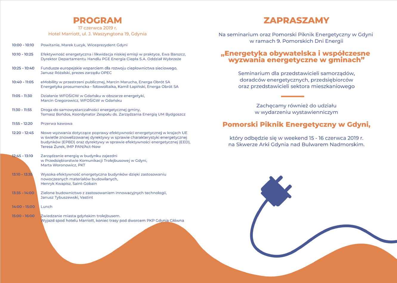 Program seminarium „Energetyka obywatelska i współczesne wyzwania energetyczne w gminach”