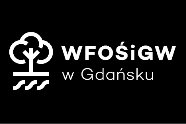 Logo WFOSiGW w Gdańsku - wersja w kontrze