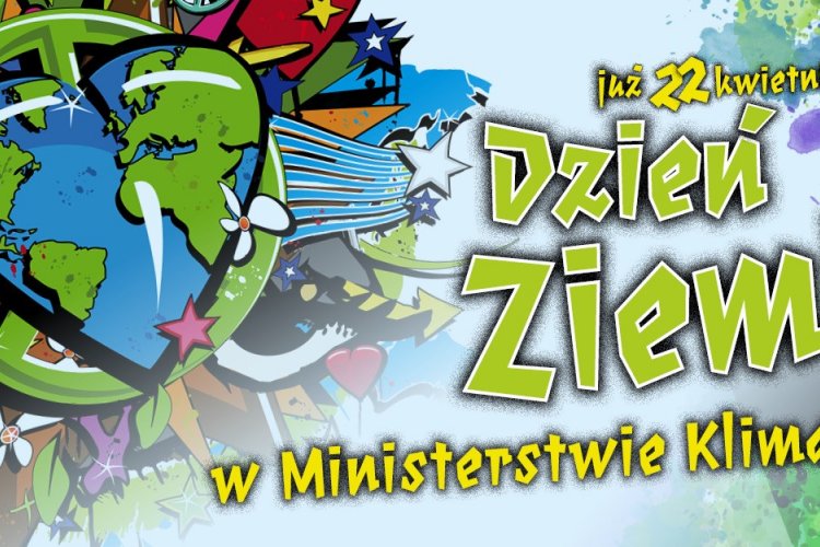 Grafika Dzień Ziemi w Ministerstwie Klimatu