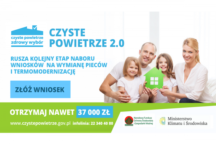Czyste Powietrze 2.0 - rusza kolejny etap naboru wniosków