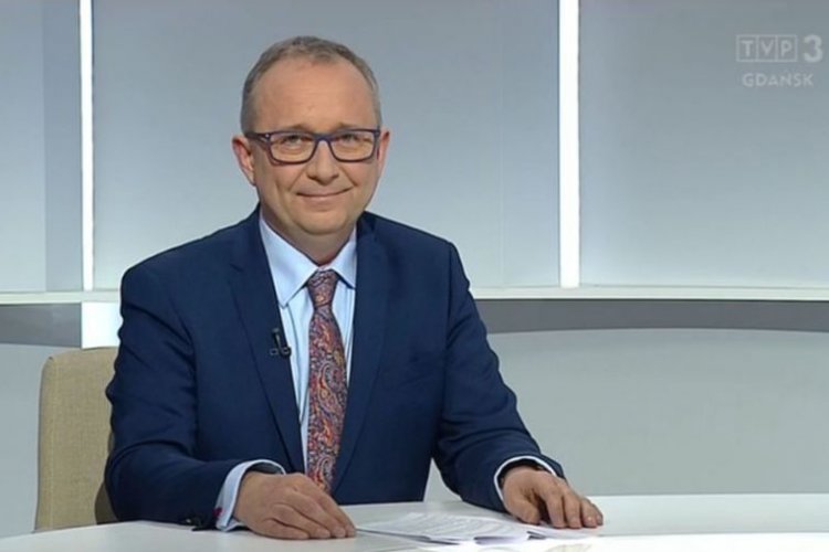 Prezes Maciej Kazienko w studiu TVP3 Gdańsk
