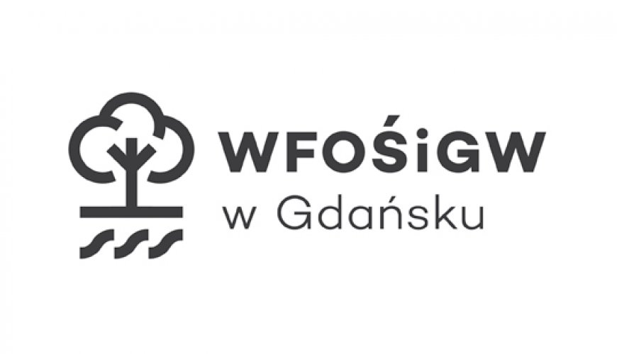 Logo WFOSiGW w Gdańsku - wersja monochromatyczna